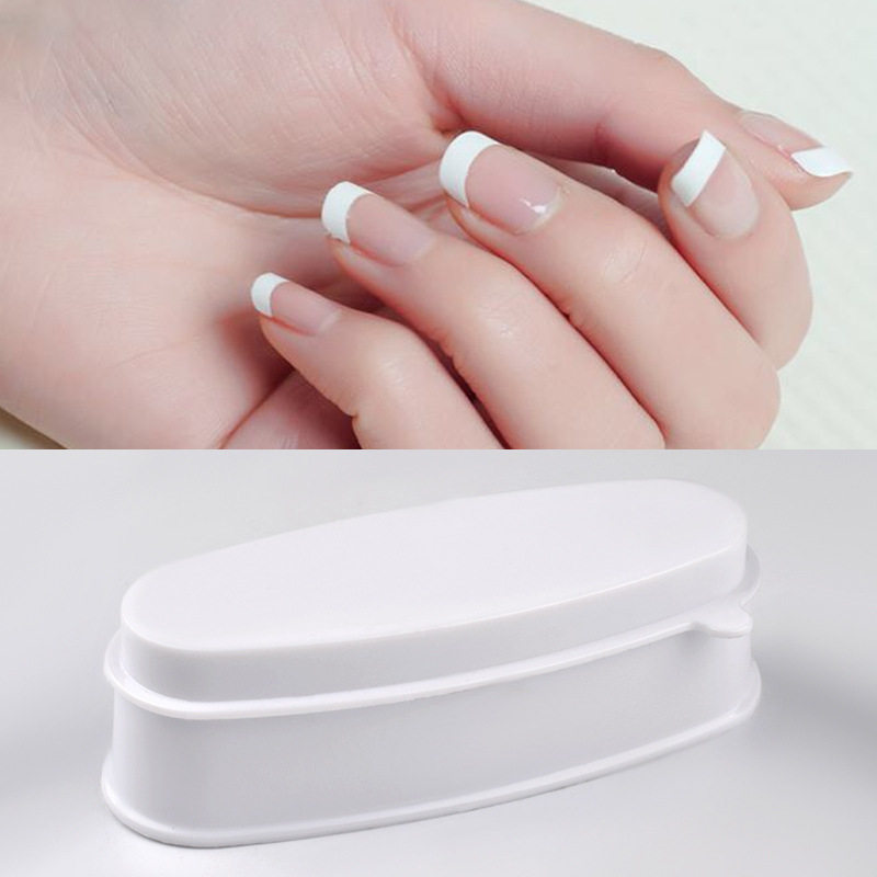 Dip Powder Nail - White Nail Dipping Powder Box Long