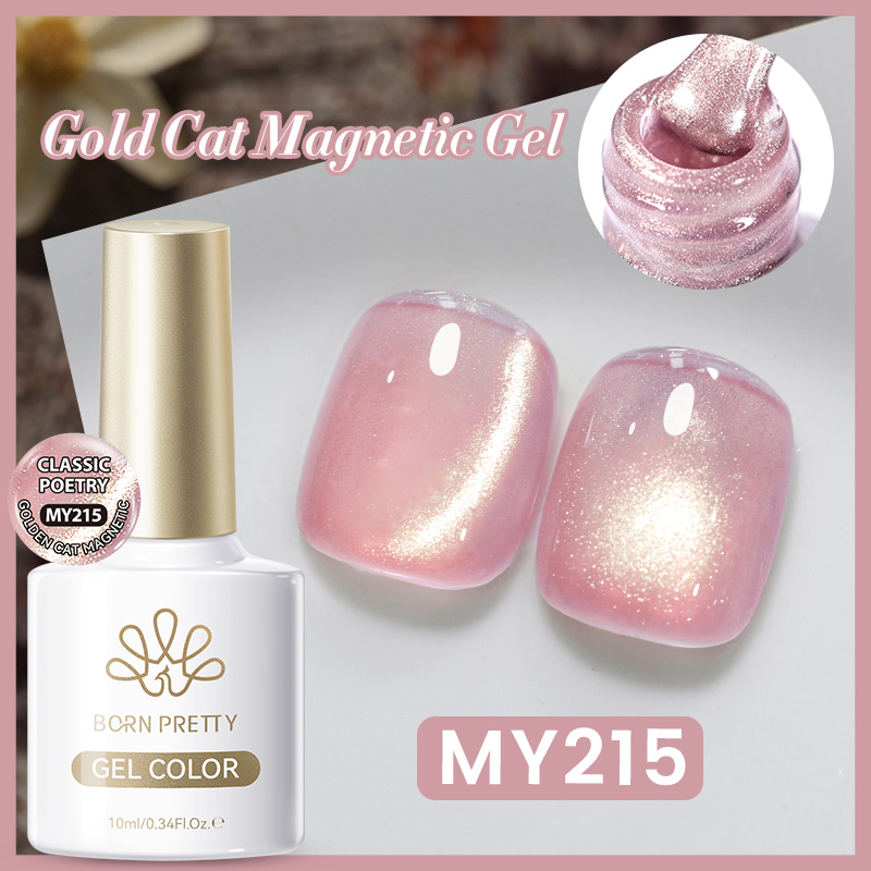 BORN PRETTY 10ml Pink Gold Cat - Nail Art Xmas ulasan dan harga