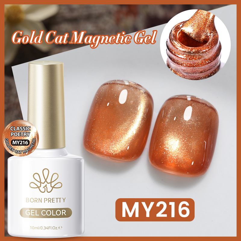 BORN PRETTY 10ml Pink Gold Cat - Nail Art Xmas ulasan dan harga