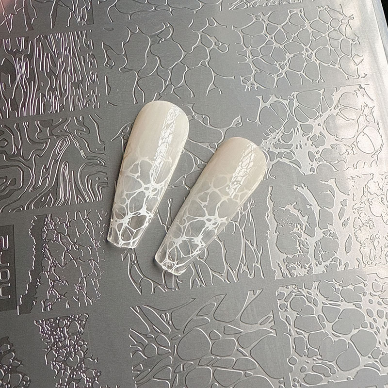 XMQ NAIL ART STAMPING PLATES B - Nail Art Leopard ulasan dan harga