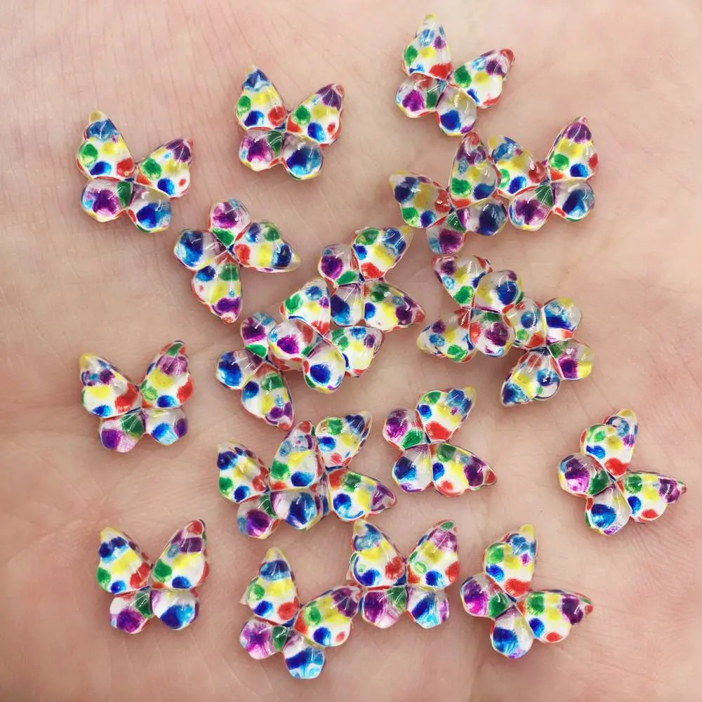 Resin Glitter Colorful 10mm Ka - Nail Art Overlay ulasan dan harga
