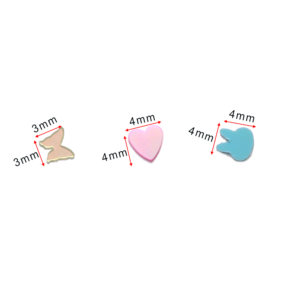 10g Butterfly Sequins Laser Gl - Nail Art Overlay ulasan dan harga