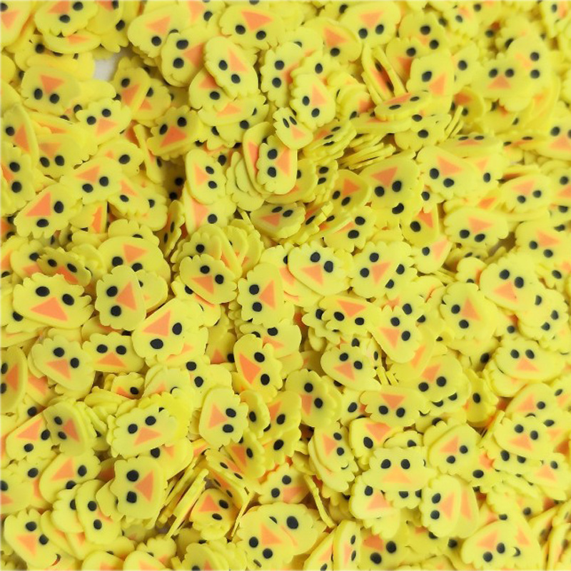 50g/lot Cute Yellow Duck Slice - Nail Art Yellow ulasan dan harga