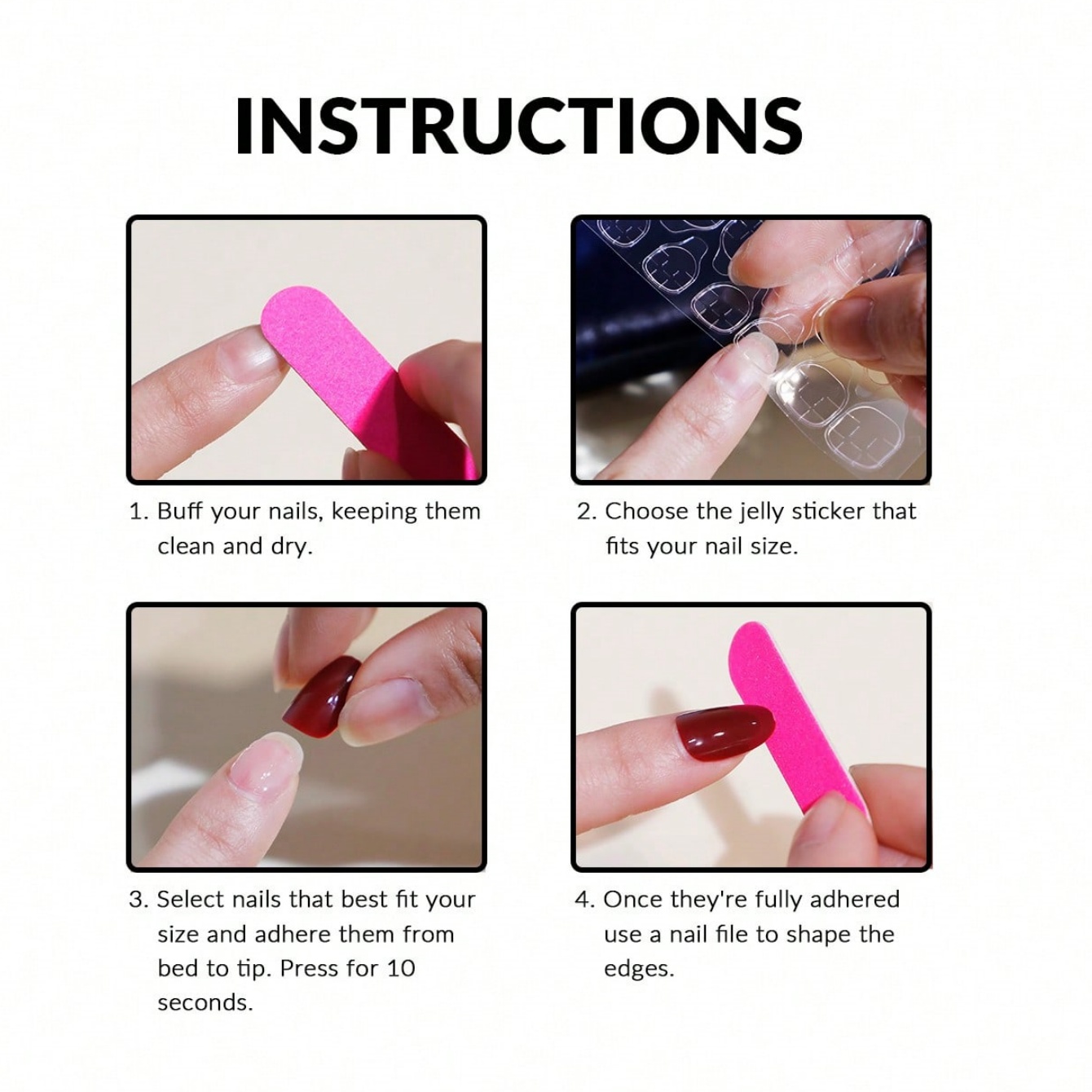 10 Pieces of Hand Pressed Oval - Nail Art Yellow ulasan dan harga
