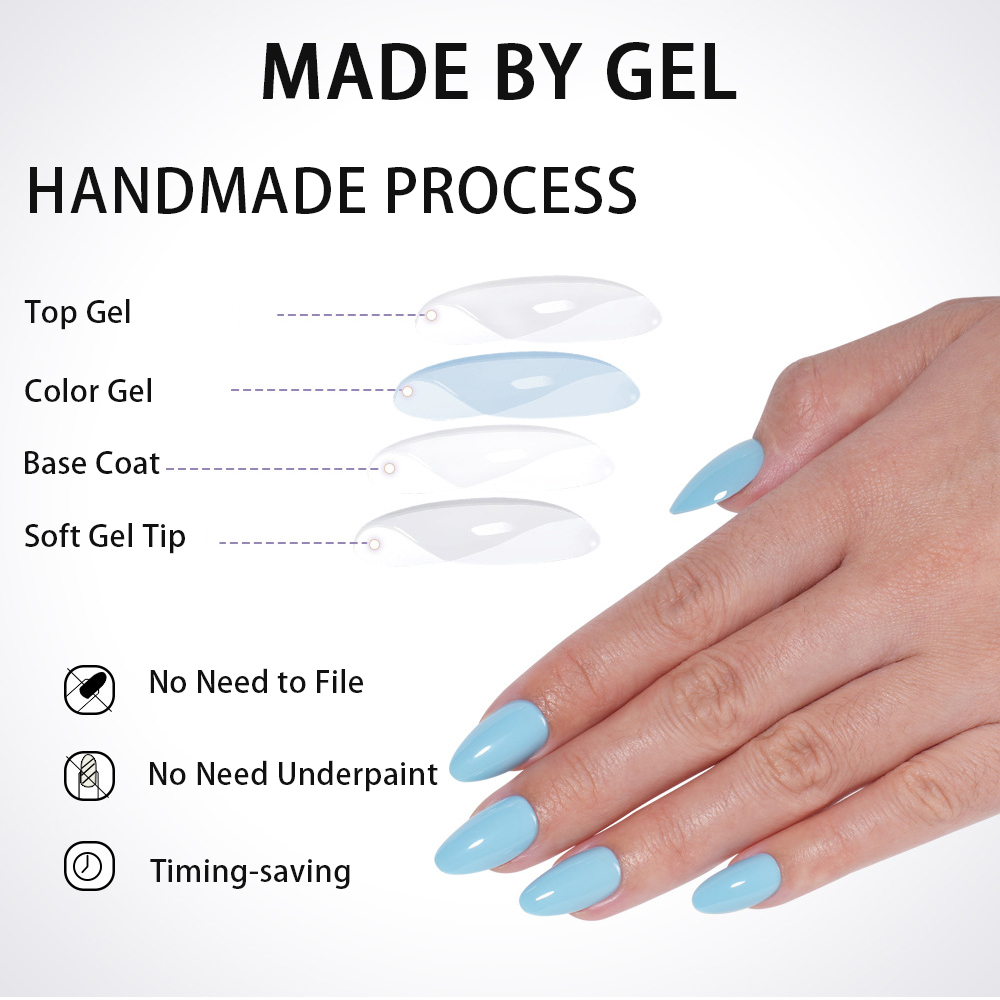 VITAGWX 32pcs Press on Nails A - Nail Art Overlay ulasan dan harga