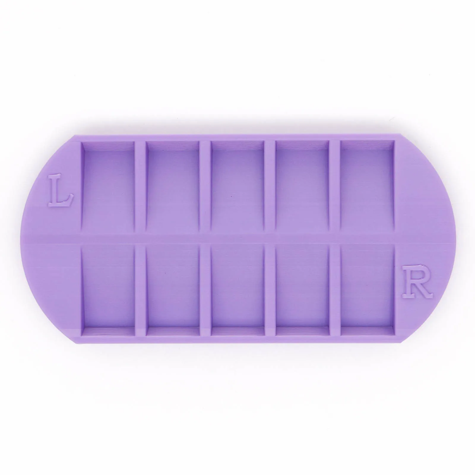 8-Grids Nail Tip Storage Tray  - Nail Art Overlay ulasan dan harga
