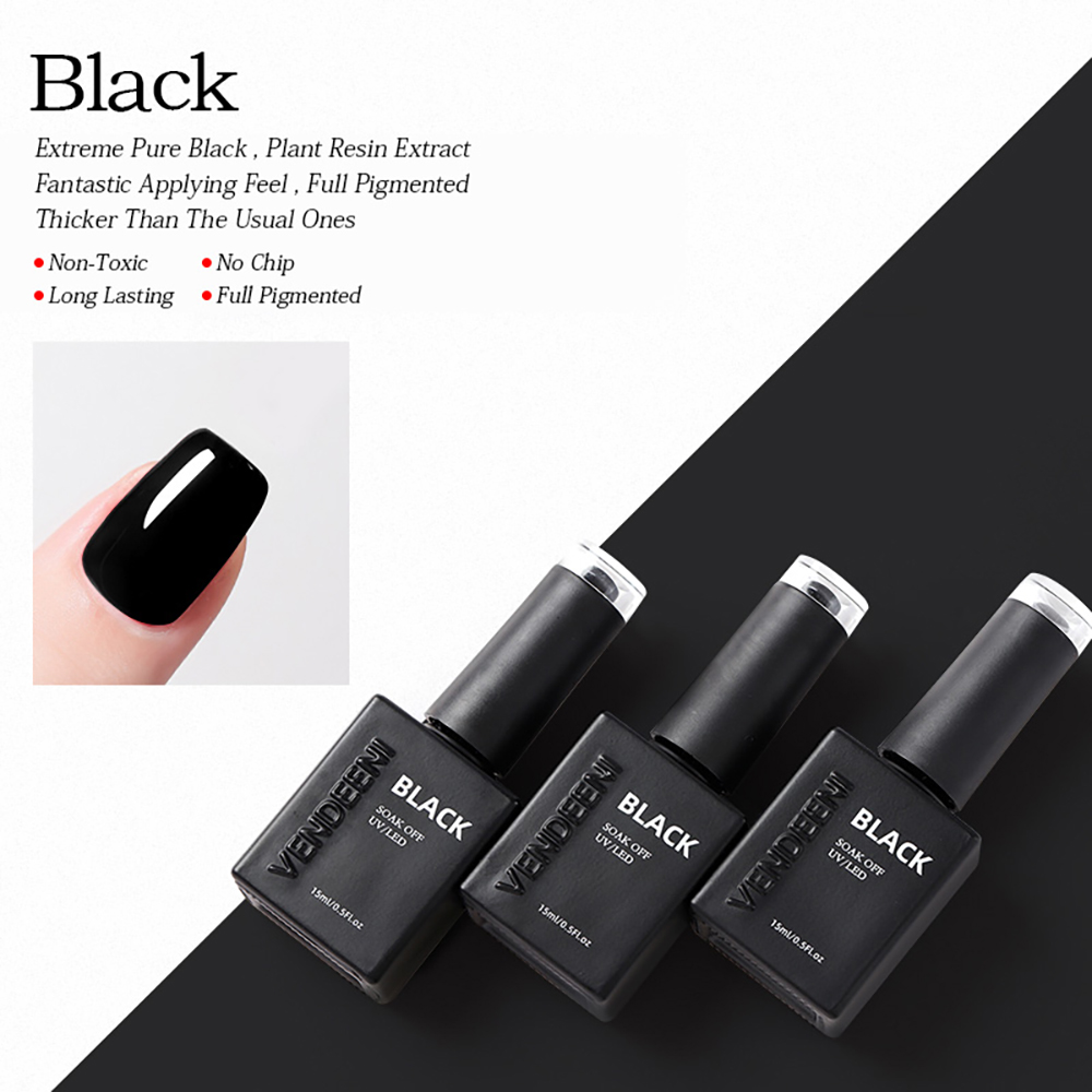 Vendeeni 5 Colors Basic Pure C - Nail Art Yellow ulasan dan harga