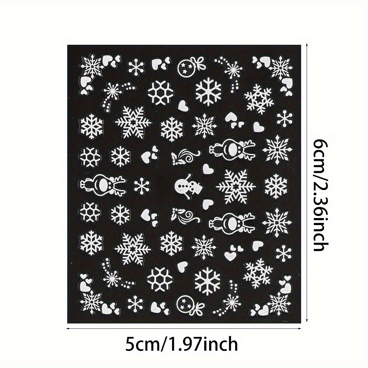 30 Sheets Christmas Nail Art S - Nail Art Xmas ulasan dan harga