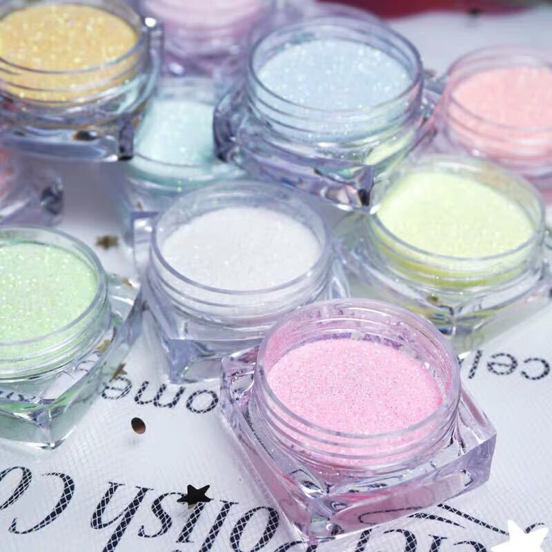 12 Colors/Set Shining Sugar Na - Dip Powder Nail ulasan dan harga