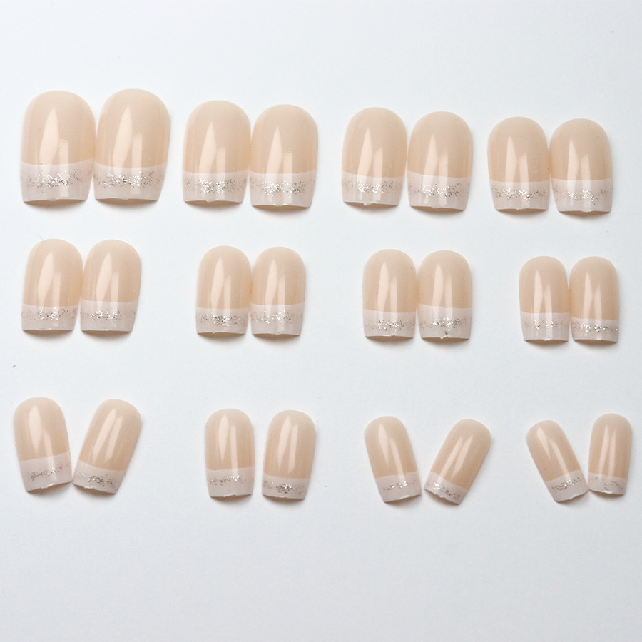 24pcs/set Medium Square fake n - Nail Art Overlay ulasan dan harga