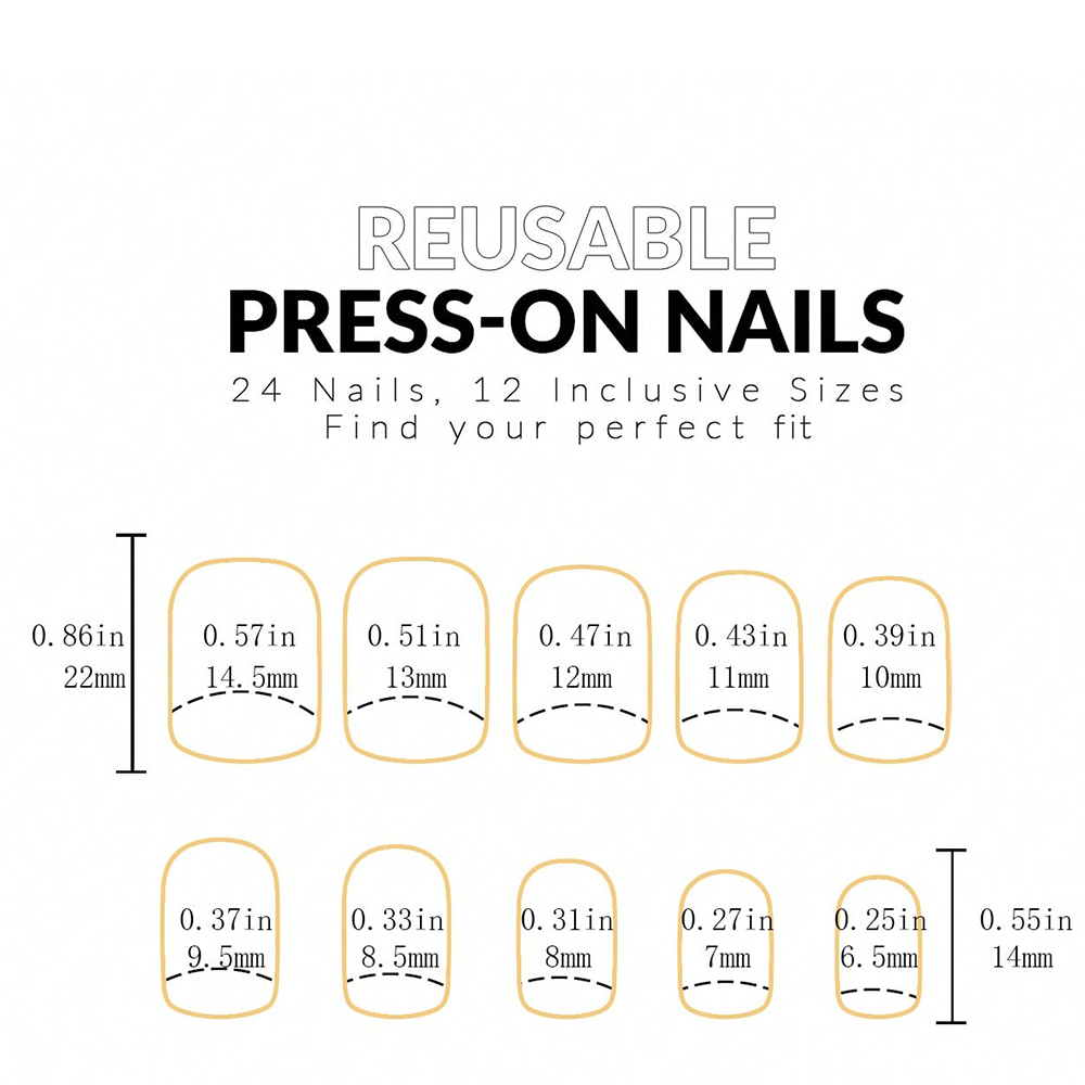 ARTAUG 24pcs Medium Press On N - Nail Art Pink ulasan dan harga