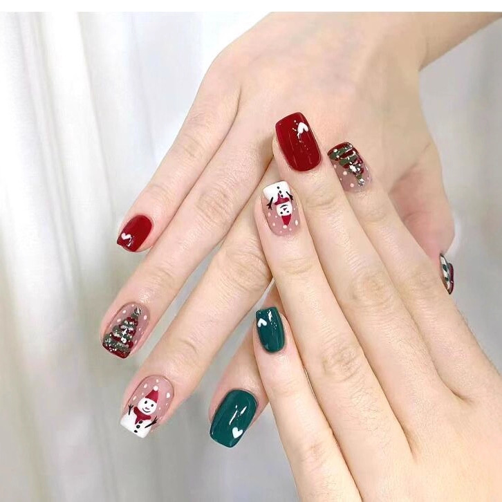 30 Sheets Christmas Nail Art S - Nail Art Xmas ulasan dan harga