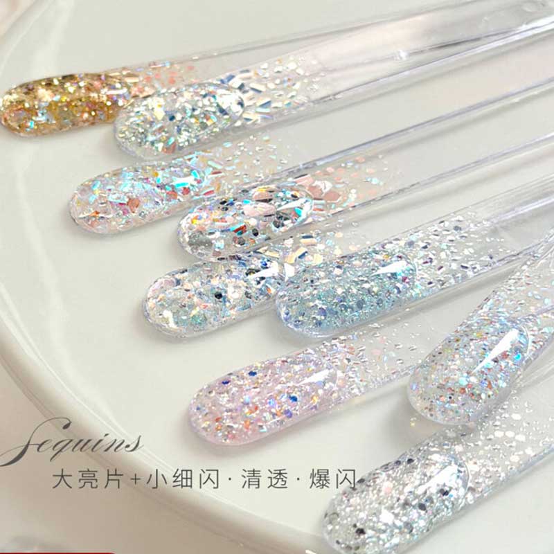 MR NAIL Glitter Mermaid Bubble - Dip Powder Nail ulasan dan harga
