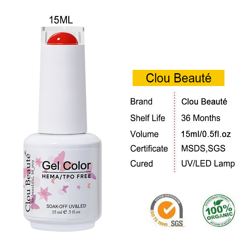 Clou Beaute 15ml TPO FREE Gel  - Nail Art Yellow ulasan dan harga