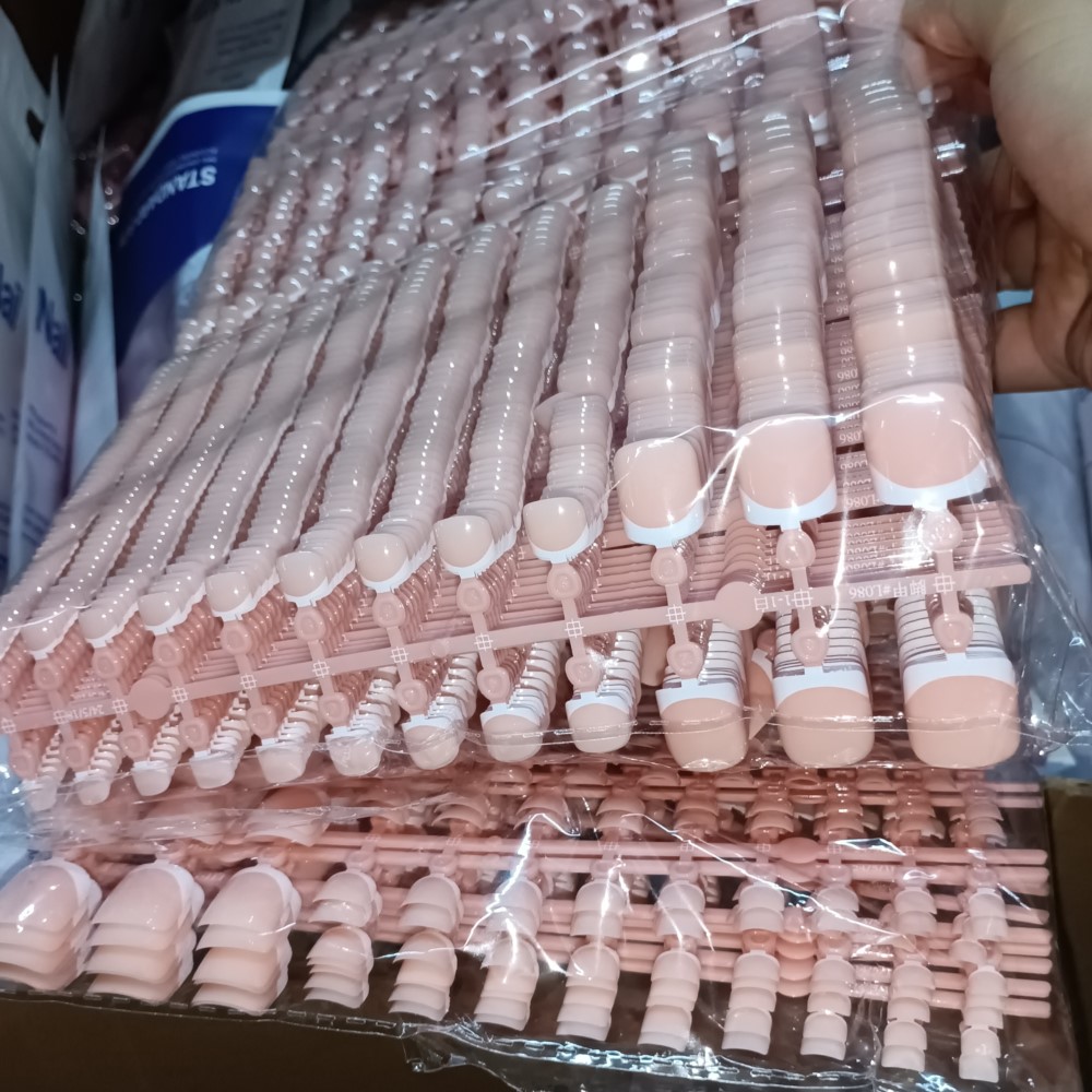 120pcs Square ToeNail Tips - S - Nail Art Pink ulasan dan harga