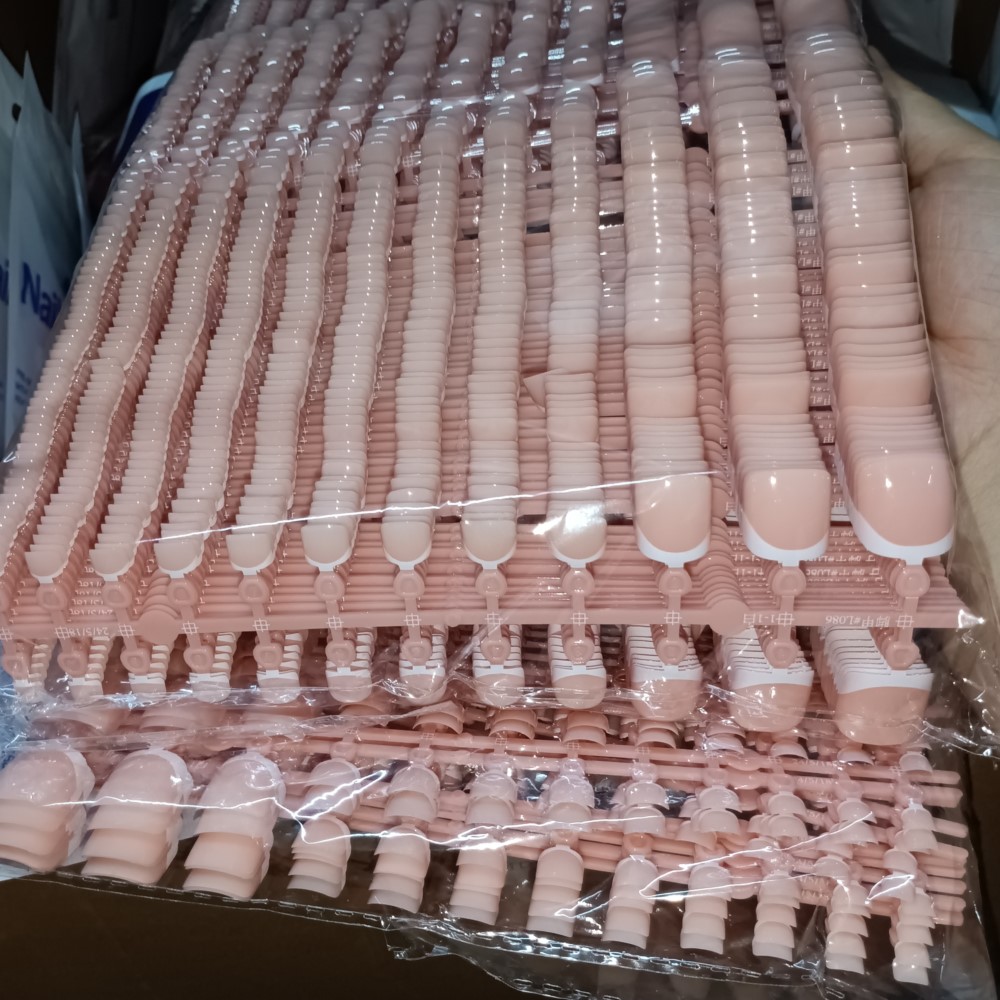 120pcs Square ToeNail Tips - S - Nail Art Pink ulasan dan harga