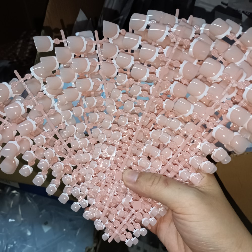 120pcs Square ToeNail Tips - S - Nail Art Pink ulasan dan harga
