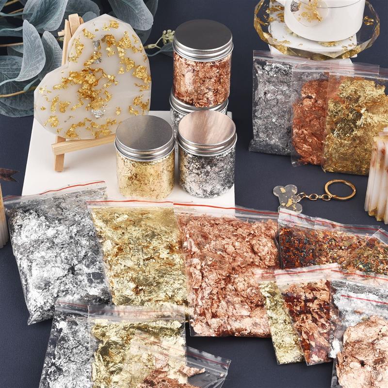 1/2/3/5/10g Imitation Gold Sli - Nail Art Overlay ulasan dan harga