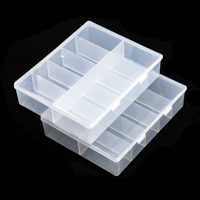 10 Grids Empty Clear Storage B - Nail Art Overlay ulasan dan harga
