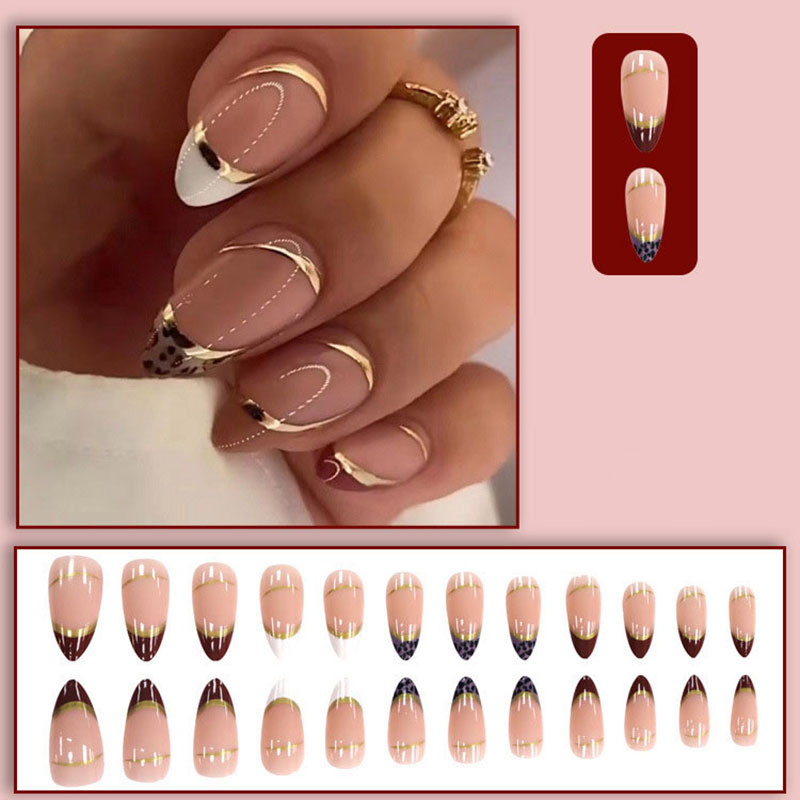 Medium fake nails for women gi - Nail Art Leopard ulasan dan harga